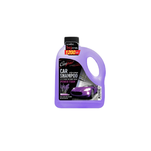 แชมพูล้างรถผสมแวกซ์ WAX ONE รุ่น HIGH GROSS WAX CARPRO ขนาด 1200ML กลิ่น LAVENDER (แถมฟรี ฟองน้ำ)_1